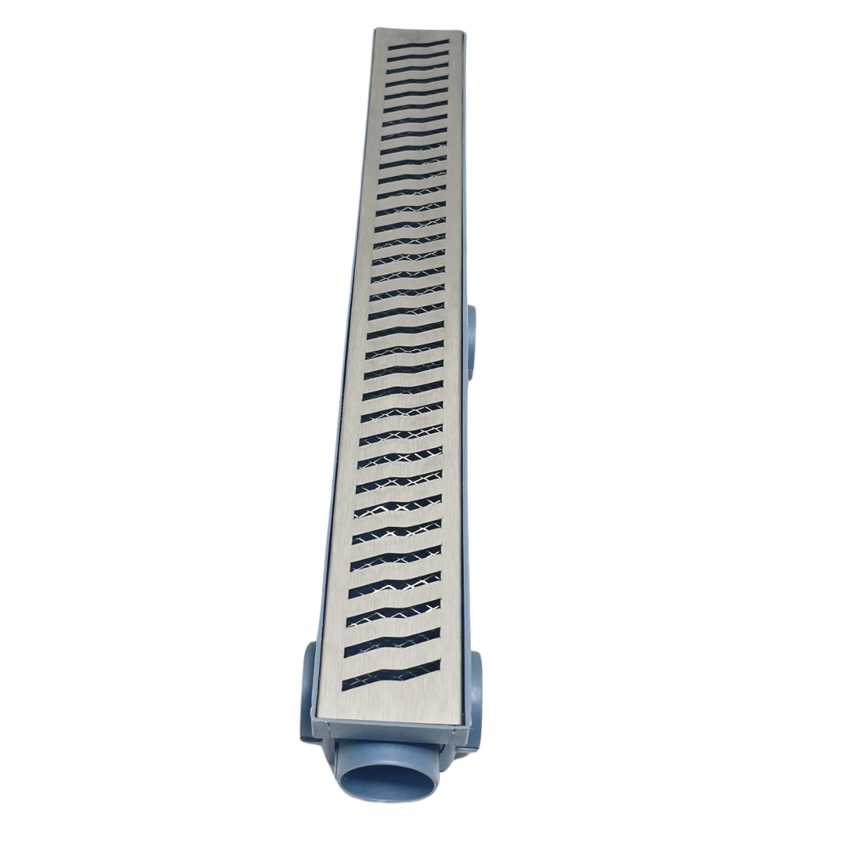 Ralo Estreito Inox 6x50 com Cocho de Escoamento Cinza - 3