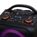 Ver imagem 4 de Caixa Som Bluetooth Portátil Amplificada 600w Rms Bateria Potente Amvox Aca 600 Bagvox Vermelho