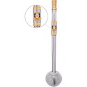 Ver imagem 3 de Bomba Pingente Chimarrão Aço Inox 304 Ouro 18k Inteira Brasão