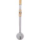 Ver imagem 1 de Bomba Pingente Chimarrão Aço Inox 304 Ouro 18k Inteira Brasão