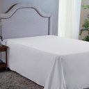 Ver imagem 1 de Roupa de Cama Casal 400 Fios sem Elástico Hotel Pousada Macio Acetinado:branco