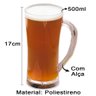Conjunto 6 Caneco de Chopp Cerveja Copo Descartável 500ml - 5