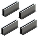 Ver imagem 1 de Estrutura Suporte Mini Trilho Fixador Placa Painel Solar Alumínio e Inox Telha Metálica | Perfil Mas