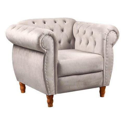 Sofá Nobreza Poltrona Chesterfield Vintage Retrô Clássico