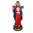 Ver imagem 1 de Imagem do Senhor Jesus Das Santas Chagas de Borracha Inquebrável - 25 cm