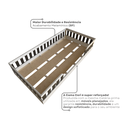 Ver imagem 6 de Cama Infantil Montessoriana Solteiro Cori Yescasa Branco/Preto