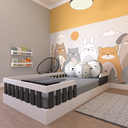 Ver imagem 4 de Cama Infantil Montessoriana Solteiro Cori Yescasa Branco/Preto