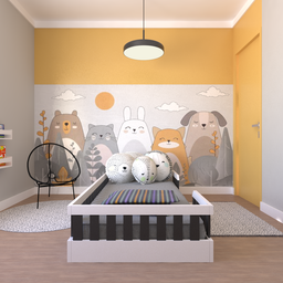 Cama Infantil Montessoriana Solteiro Cori Yescasa - 3