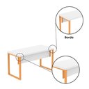 Ver imagem 7 de Mesa Escritório 1500x600x750mm M150-60pe40tub Branco-laranja Picasso