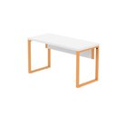 Ver imagem 5 de Mesa Escritório 1500x600x750mm M150-60pe40tub Branco-laranja Picasso