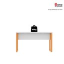 Ver imagem 4 de Mesa Escritório 1500x600x750mm M150-60pe40tub Branco-laranja Picasso