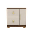 Ver imagem 2 de Cômoda Sapateira Ibiza 4 Gavetas MDP MDF Imbuia Fendi Mobiliart