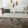 Mesa Jantar Conect Off White Brilhante 220cm - 49783 - 2