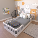 Ver imagem 3 de Cama Infantil Montessoriana Solteiro Cori Yescasa Branco/Cinza Cristal
