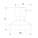 Ver imagem 4 de Acabamento B. Deca 1.1/4 Celite Basic Preto Matte B5060c7r0b