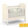 Dormitório Infantil Provence New Guarda Roupa, Cômoda Plus e Berço Off White com Colchão - Matic Móv - 4