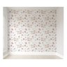 Papel de parede infantil floral fores menina rosa para quarto de bebê M² PP117 - 1