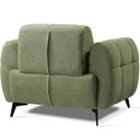Ver imagem 7 de Kit 2 Poltronas para Sala e Escritório Decorativa Kania Linho Verde