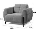 Ver imagem 2 de Kit 2 Poltronas para Sala e Escritório Decorativa Kania Linho Verde