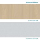 Ver imagem 3 de Paneleiro 100% MDF 2 Portas com Vidro 1 Gaveta com Espaço Torre Quente 70cm Aura Luciane Móveis