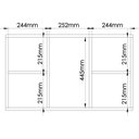 Ver imagem 4 de Nicho Modulado Infinity Verde
