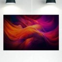 Ver imagem 1 de Quadro Decorativo Tela Canvas Abstratro Ref:qbab7 Lojall 60 X 40 Cm Borda Infinita