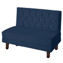 Ver imagem 3 de Canto Italy Confortável para Apartamento Cozinha e Restaurantes Suede Azul Marinho