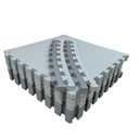 Ver imagem 2 de Kit 10 Tatame Eva Linha Premium 50x50x2cm 20mm Tons de Cinza