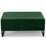 Puff Decorativo Para Sala De Estar Cléo W01 Base de Ferro 90cm Facto Verde Musgo - Lyam Decor - 3
