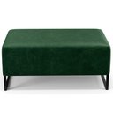 Ver imagem 3 de Puff Decorativo Para Sala De Estar Cléo W01 Base de Ferro 90cm Facto Verde Musgo - Lyam Decor