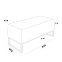 Ver imagem 5 de Puff Decorativo Para Sala De Estar Cléo W01 Base de Ferro 90cm Facto Verde Musgo - Lyam Decor
