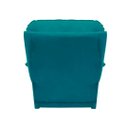 Ver imagem 5 de Poltrona Reclinável Manual Suede Azul Turquesa