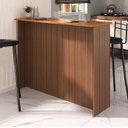 Ver imagem 1 de Bancada Ripada para Cozinha 120cm Freijó Ripado