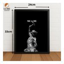Ver imagem 3 de Quadro Decorativo Me Vs Me Motivação com Vidro