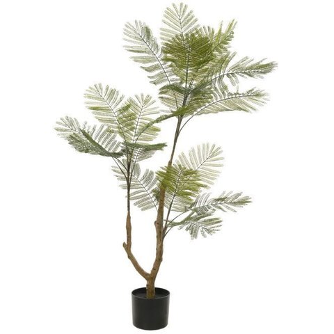 Planta Artificial Arvore Acacia C/pote X20 Verde 1,20cm