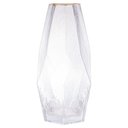 Ver imagem 2 de Vaso com Borda Dourada Wolff Taj de Vidro 13cm x 28,5cm