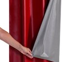 Ver imagem 3 de Cortina Daily Varão 2m Blackout PVC com Voil 2,80MX2,30m Sala Quarto Vermelho