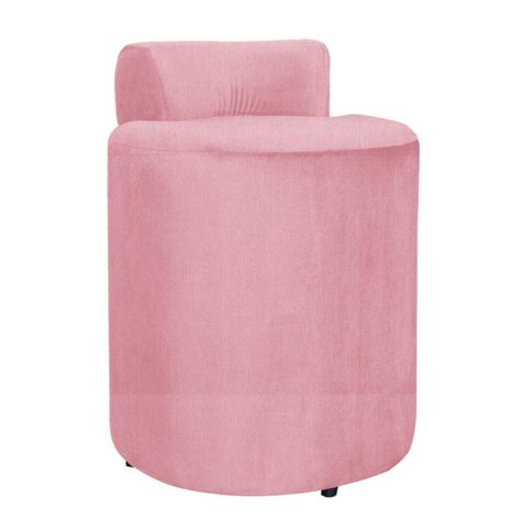 Puff Banquetas Athena Decorativa Suede