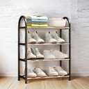 Ver imagem 2 de Sapateira de Entrada 8 Pares Calçados Premium Forte Inox de Porta