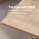 Ver imagem 7 de Conjunto para Sala de Jantar Mesa Ômega Tampo Quadrado 90x90cm com 4 Cadeiras Rubi