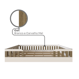 Cama Infantil Montessoriana Solteiro Cori Yescasa - 10