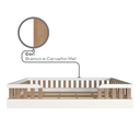 Ver imagem 5 de Cama Infantil Montessoriana Solteiro Cori Yescasa Branco/Carvalho Mel