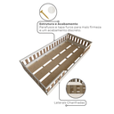 Ver imagem 6 de Cama Infantil Montessoriana Solteiro Cori Yescasa Branco/Carvalho Mel