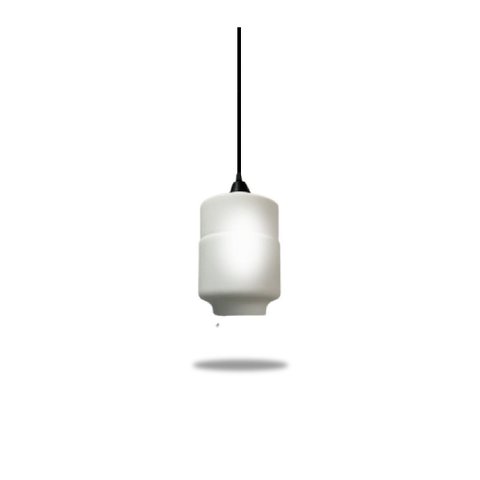 Luminária Pendente Vidro Botijão Opalino - Opalino