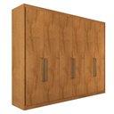 Ver imagem 3 de Guarda-roupa Casal Guarujá 6 Portas 6 Gavetas 100% Mdf Peroba - Panorama Móveis