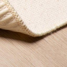 Tapete Passadeira Boho Ponto Cruz 45x140cm Natural/Preto - Antiderrapante FASTLAR - 3