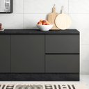 Ver imagem 6 de Balcão de Cozinha e Tampo 120cm Grace Grafite Z44 - Mpozenato