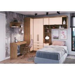 Guarda Roupa Modulado 2 Portas 3 Gavetas Infinity  - 2