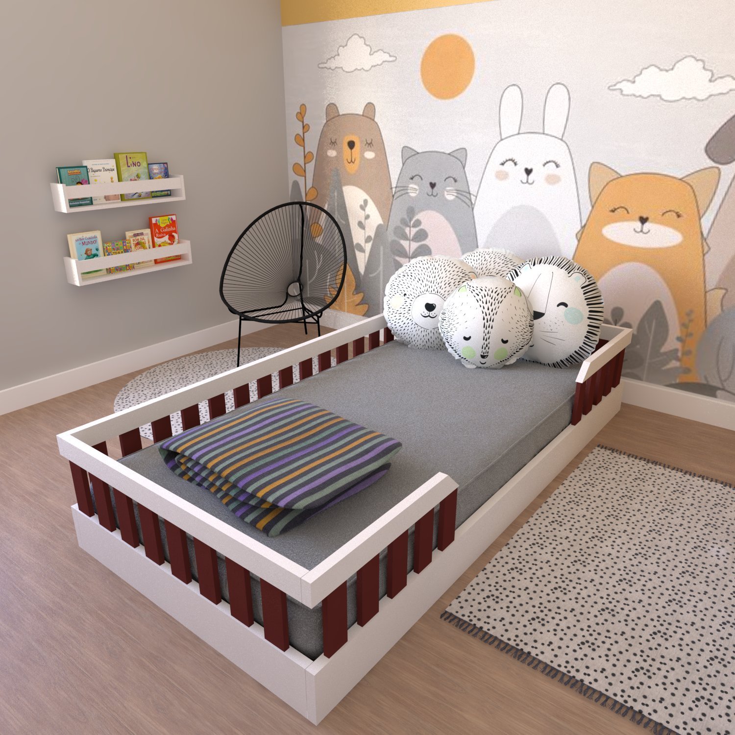 Cama infantil Montessori. Para - Decorama by moveis