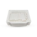 Ver imagem 6 de Prateleira Estante Fruteira Plástico Modular Multiuso 4 Andares Nitron Para Cozinha Lavanderia:Branc